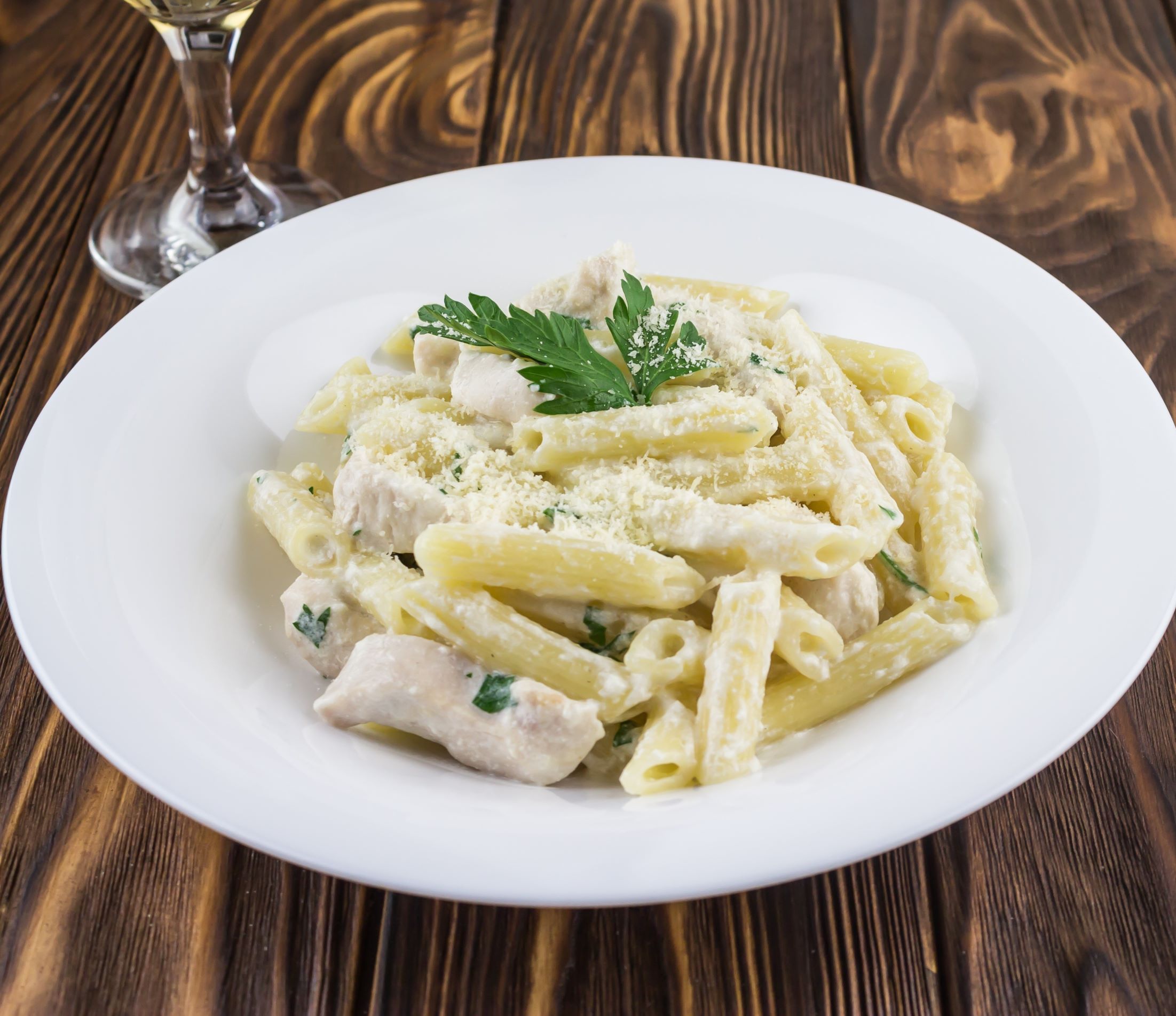Chicken & Spinach Pasta Alfredo (Same Day) Gourmet Innovations, Inc.